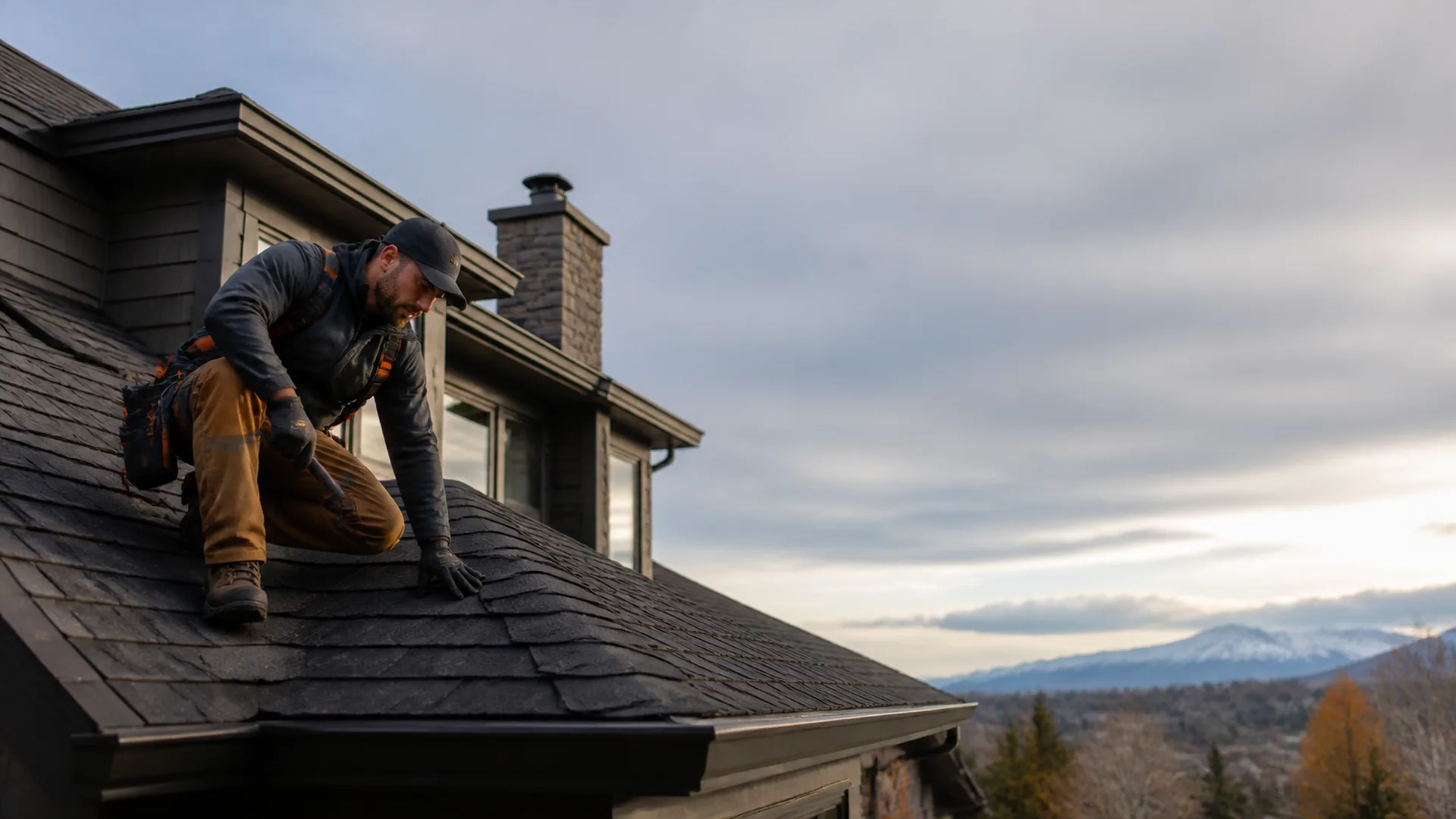 Northstar Exterior roofing contractor inspecting a Fort Collins roof