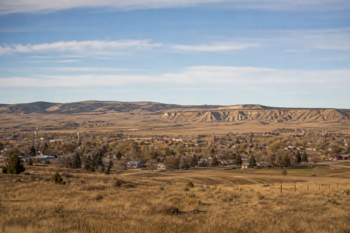 Southern Wyoming service area landscape