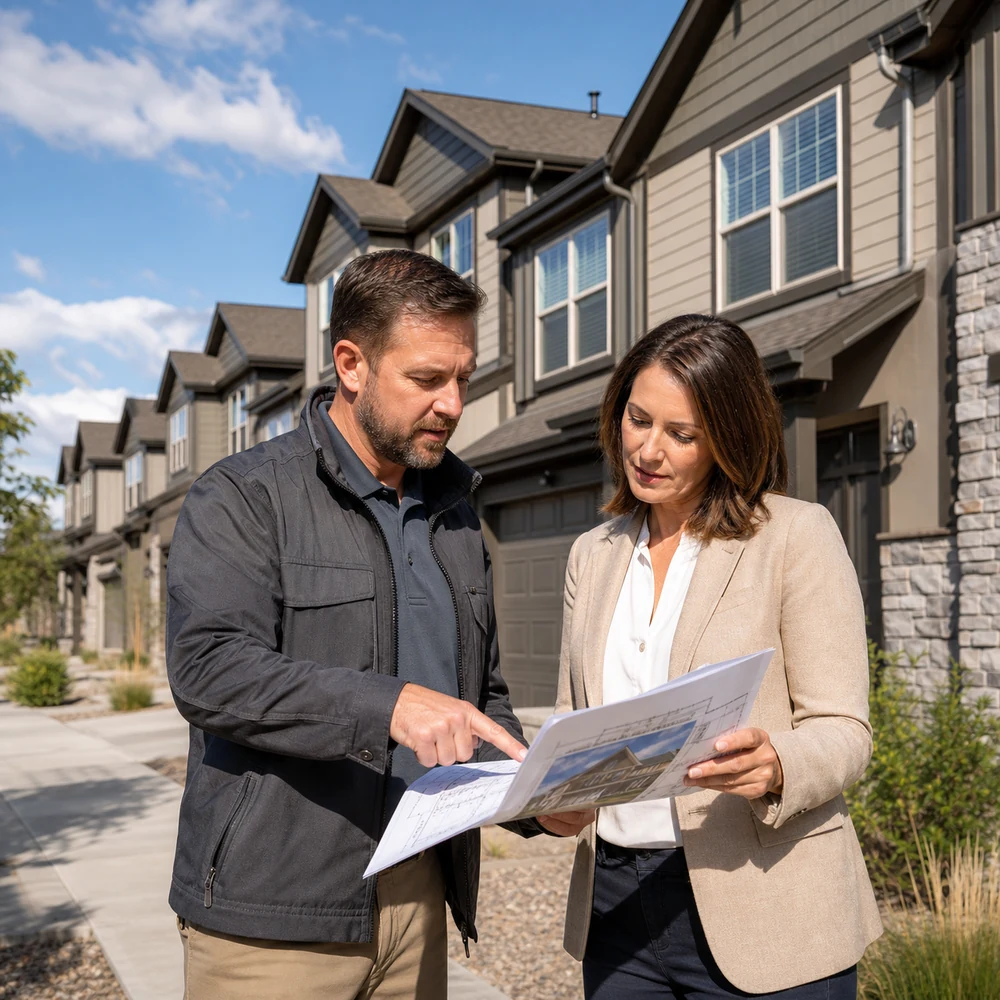 HOA property manager planning exterior work with a Northern Colorado contractor